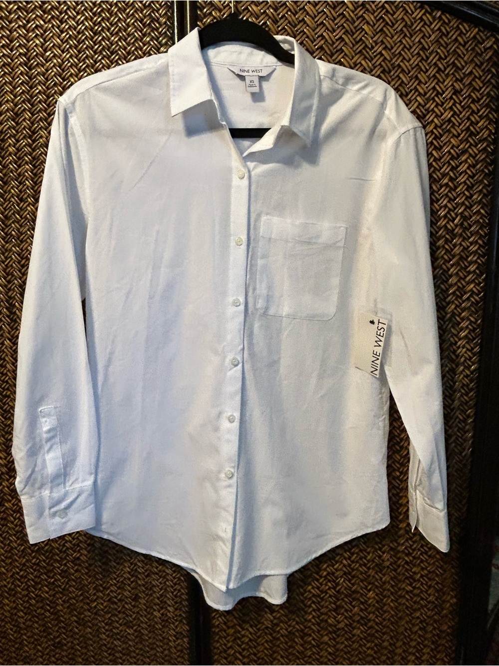 Nine West Woman’s White Button-Up Shirt